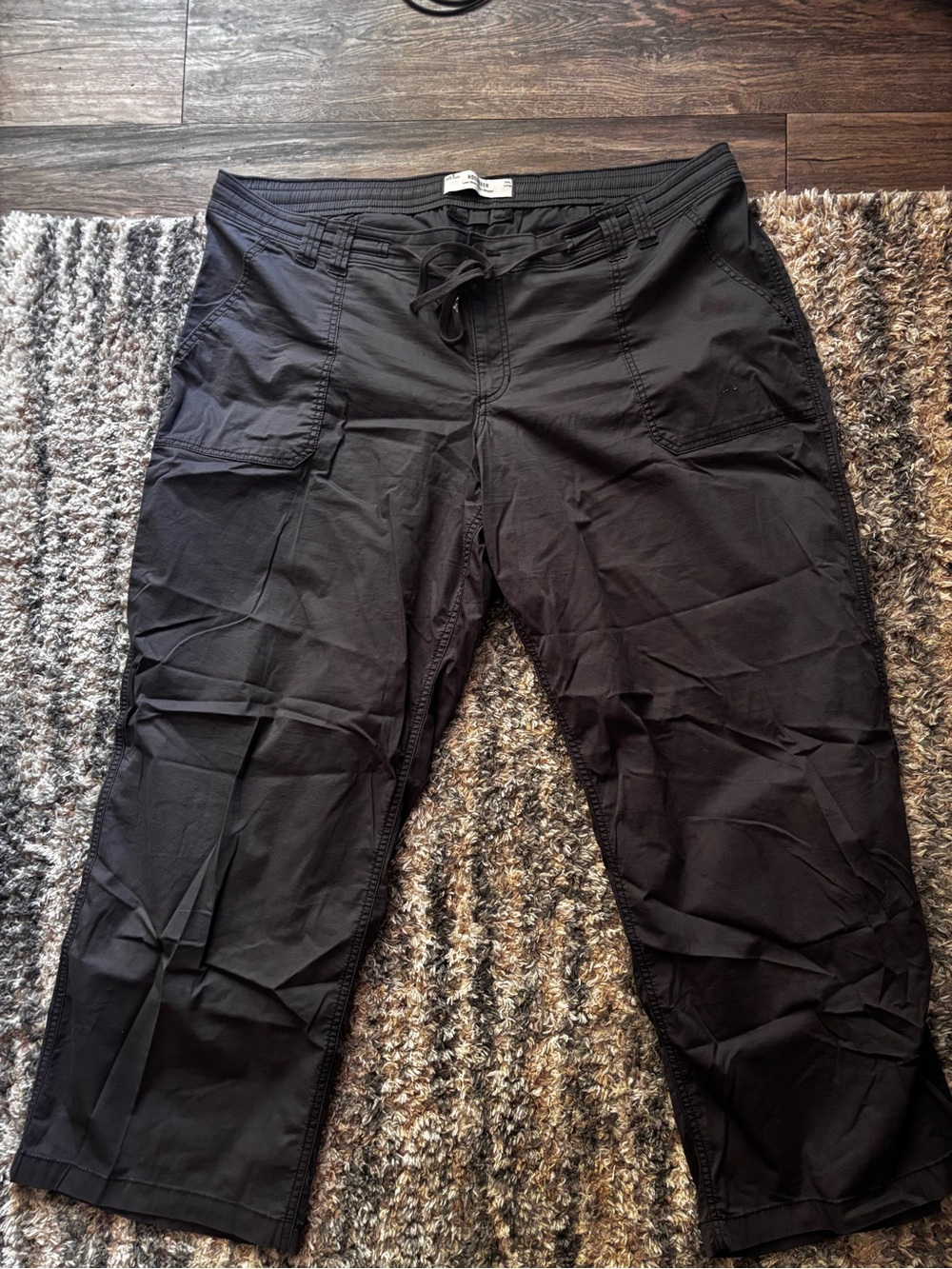 Hollister Grey Low-Rise Wide Leg Pants